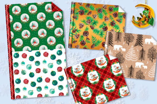 Новая коллекция новогодней упаковочной бумаги!